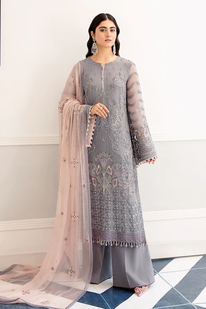 Neck design for chiffon cheap suits